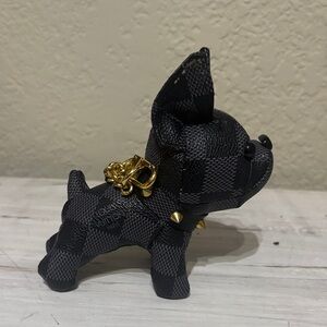 Louis Vuitton Black Dog Keychain